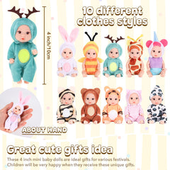 Vueos mini doll in cat outfit ideal for cuddling
