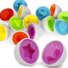 VUIYA Matching Eggs toddler hands sorting colors during play