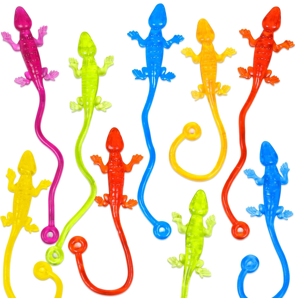 Vunrahsg Sticky Gecko Toy colorful set for party favors and gift bags.
