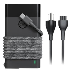 VVOX347 65W USB-C charger close-up, portable laptop power