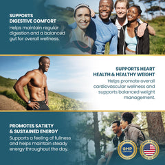 Vykee Nutrition Advanced Fiber Complex bottle label detail, emphasizing aloe vera and soothing gut function