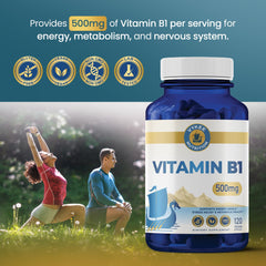 Vykee Nutrition Vitamin B1 serving bottle ready for daily use