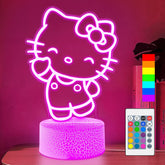 Wafinkeng Kitty Cat 3D Night Light provides vivid bedtime visuals.