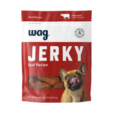 Wag friandise séchée au boeuf américain dans sachet fermeture, pratique et frais