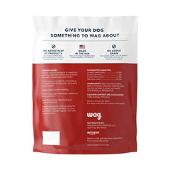 Ingrédients américains de qualité pour Wag; saveur boeuf appréciée