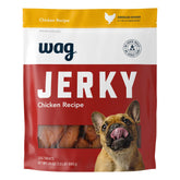 WAG sac poulet américain jerky : emballage refermable et fraîcheur préservée.