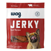 WAG Soft & Tender American Jerky Beef in a 24oz bag, easy to portion for training