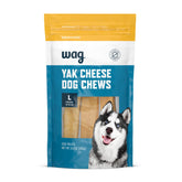 WAG Yak Cheese large chew close-up showing durable texture for powerful chewers