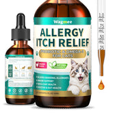 Gouttes Wagmee pour allergie chat, apaise démangeaisons.