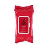 Wags & Wiggles Freshen Wipes clean paws and odors on the go.