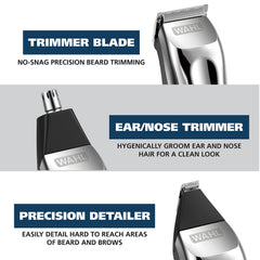 Wahl ear nose rotary head attachment for hygienic trimming of sensitive areas