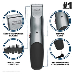 wahl groomsman ergonomic handle shown for comfortable, easy trims