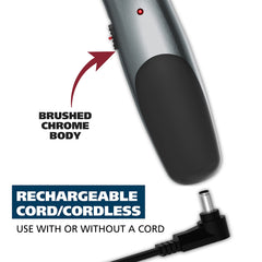 wahl groomsman cordless and corded operation demonstrates travel-friendly flexibility
