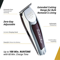 Wahl Professional detailer Li T Wide blade used for facial hair detailing and clean lines