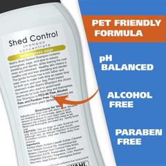 Wahl Shed Control with lemongrass and sage scent refreshing coat.