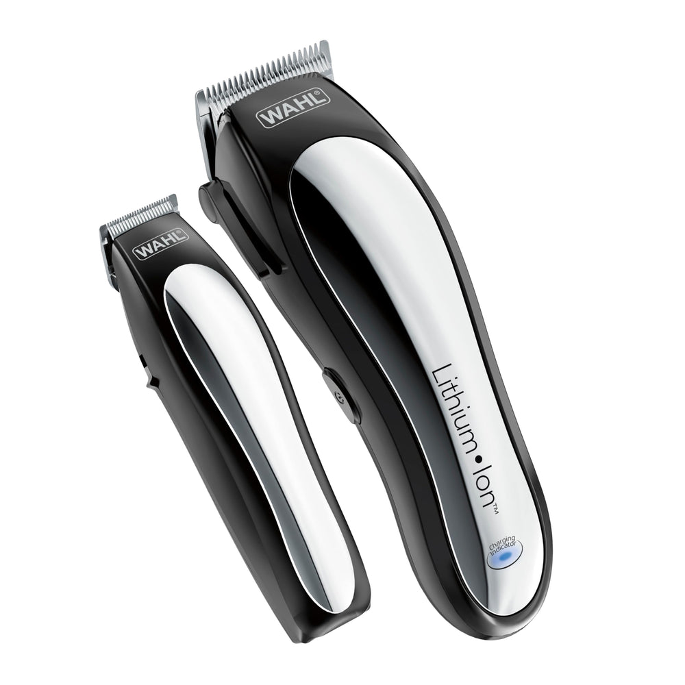 Wahl USA clipper with rechargeable battery for cordless home grooming.