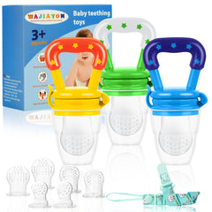 WAJIAYON fruit feeder pouch opened for thorough cleaning and safety.