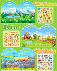 Walenced sticker book travel activity ideal for car journeys.