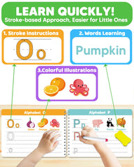 Walenty tracing practice pages for letters and numbers.