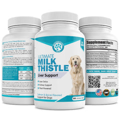 Wanderfound Pets milk thistle closeup showing chewable texture and palatable taste