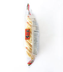 Want Want Shelly Shenbei Snowy Crispy Rice Crackers closeup highlights glaze and texture