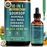 War Tiger Sports Soursop Drops bottle for daily wellness support