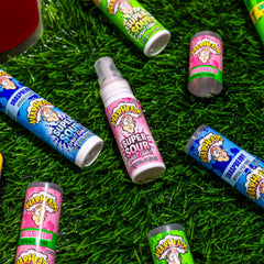 Warheads Super Sour Spray triple pack front view ideal for gifts and events.