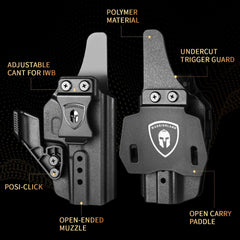 Warriorland holster supports IWB and OWB conversion for versatile wear