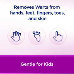 WartStick Kids kit demonstrates gentle, kid-friendly application steps.