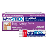 WartStick Plantar stick-application demonstrates targeted wart treatment on the foot.