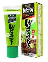 Wasabi Prepared in Tube family-size 90g, top view, ideal for quick sushi nights.
