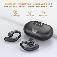 WASOCA Bluetooth 2-in-1 hearing aid enabling calls and music.