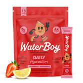 Waterboy Daily hydration strawberry lemonade stick for daily electrolyte support
