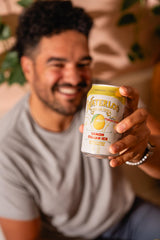 Waterloo Lemon Italian Ice label closeup highlights authentic flavor notes and brand trust.