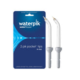 Waterpik Pik Pocket tip PP-100E in assorted colors for targeted pocket cleaning.