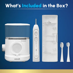 Waterpik Sonic-Fusion 2.0 reservoir shown for quick filling