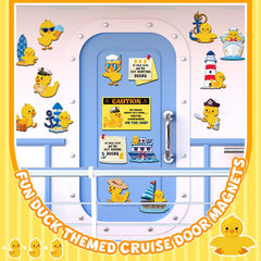 Watersay ice-cream-duck door magnet adds playful charm to refrigerators and doors.