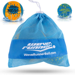 Wave Runner Grip Ball showing grip-friendly design for precise throws.