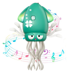 WAVISA Dancing Squid toy front view with lights and music for sensory development.
