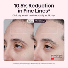 wavytalk Glow Time mask LED chips close-up highlighting dense multi-wavelength coverage.