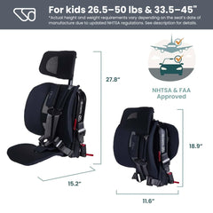 WAYB Pico carry bag included for hands-free airport travel.