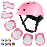 WayEee kids helmet pink adjustable for secure, comfy outdoor play.