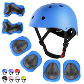WayEee Kids helmet set on child with adjustable fit for growing heads