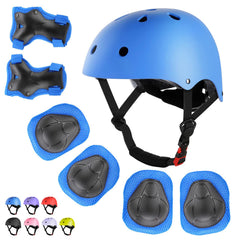 WayEee Kids helmet set on child with adjustable fit for growing heads