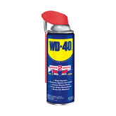 WD-40 Classic formula bottle demonstrates versatile metal protection and rust prevention.