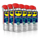 WD-40 Specialist White Lithium Grease Spray bottle ready for heavy-duty metal lubrication.