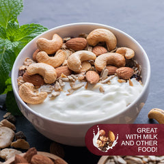 We Got Nuts resealable bag packaging keeps freshness ready for on the go.