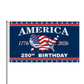 We The People 250th anniversary flag, front porch display for outdoor decor
