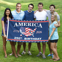 We The People flag on a flagpole for outdoor display