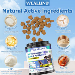 WEALLIN dog vitamins joint-support aiding comfortable movement